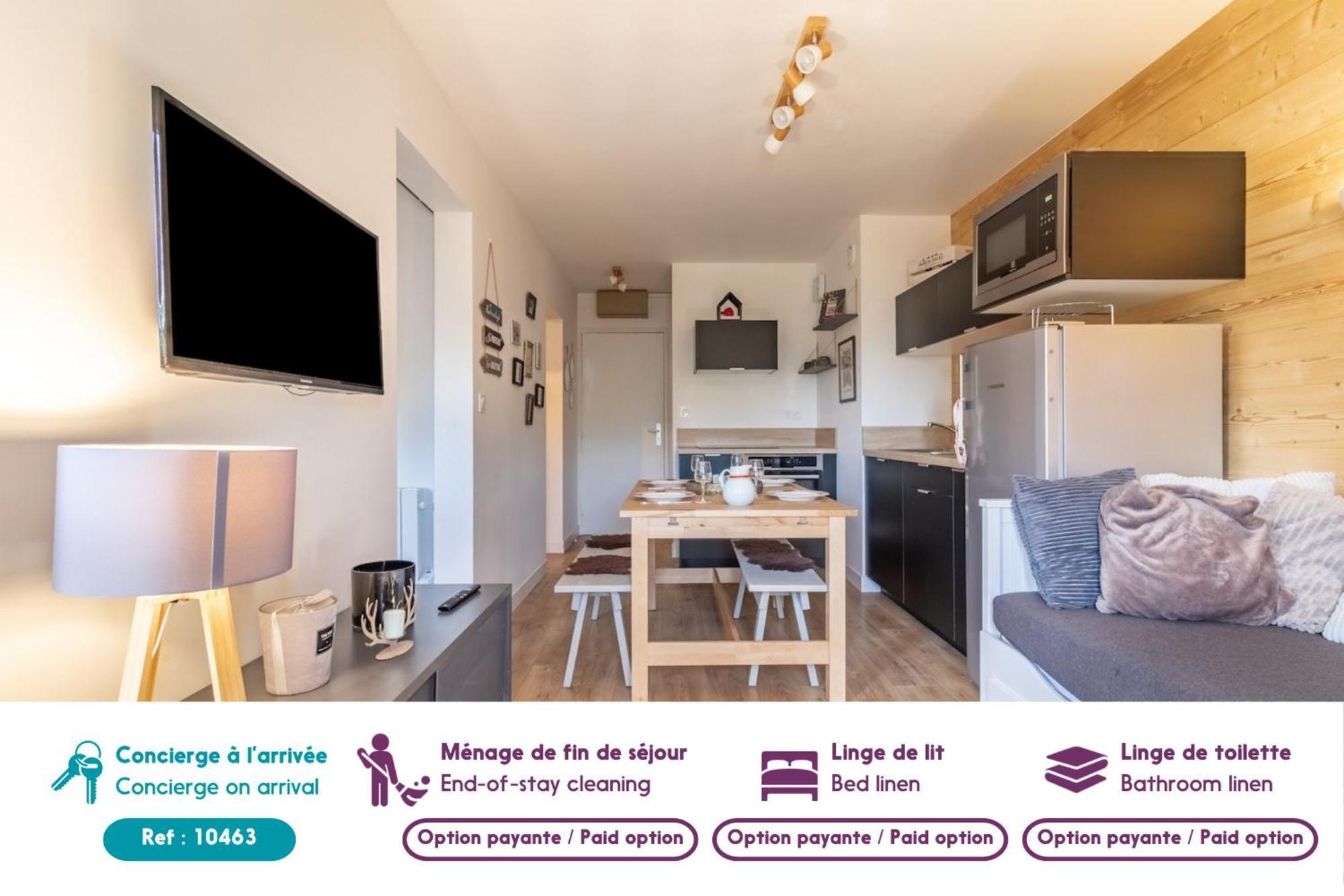 Apartmán Les Gourgs Blancs - 80M Des Pistes - 6 Personnes Génos Exteriér fotografie